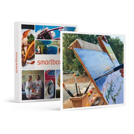 SMARTBOX - Originale serata con aperitivo e pittura su tela al tramonto tra gli ulivi in Sardegna - Cofanetto regalo