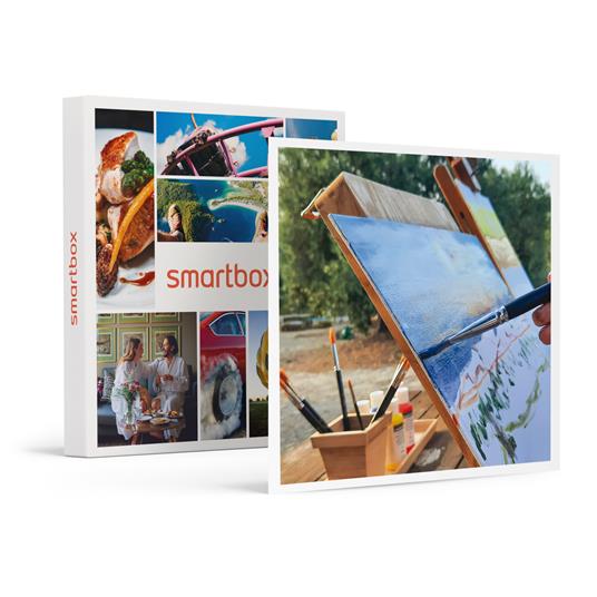 SMARTBOX - Originale serata con aperitivo e pittura su tela al tramonto tra gli ulivi in Sardegna - Cofanetto regalo