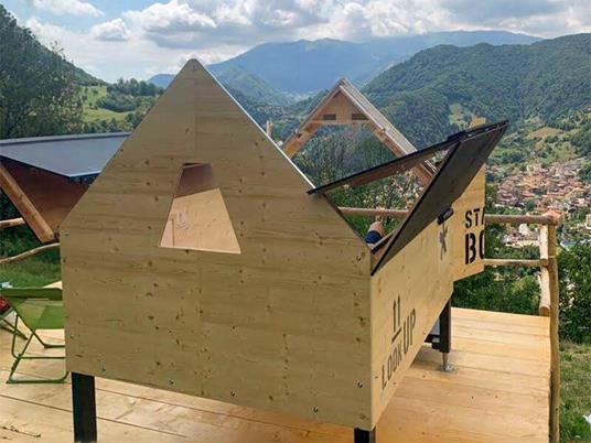 SMARTBOX - Sognando sotto le stelle: 1 insolita notte in una StarsBox con aperitivo in Lombardia - Cofanetto regalo - 2