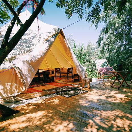 EMOZIONE3 - 2 notti in tenda Glamping con degustazione - Cofanetto regalo - 2 notti in tenda Glamping con degustazione