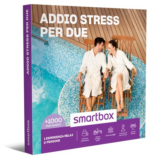 SMARTBOX - Addio stress per due - Cofanetto regalo - 1 esperienza relax per 2 persone