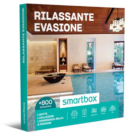 SMARTBOX - Rilassante evasione - Cofanetto regalo - 1 notte con colazione e 1 esperienza di relax per 2 persone