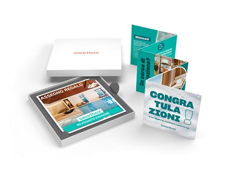 SMARTBOX - Rilassante evasione - Cofanetto regalo - 1 notte con colazione e 1 esperienza di relax per 2 persone - 2