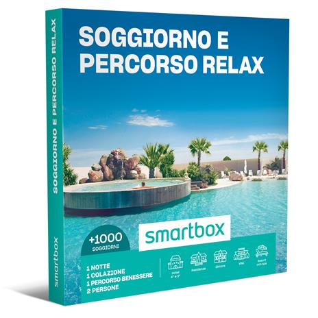SMARTBOX - Soggiorno e percorso relax - Cofanetto regalo - 1 notte con colazione e 1 percorso benessere per 2 persone
