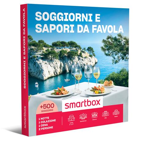 SMARTBOX - Soggiorni e sapori da favola - Cofanetto regalo - 1 notte con colazione e cena per 2 persone