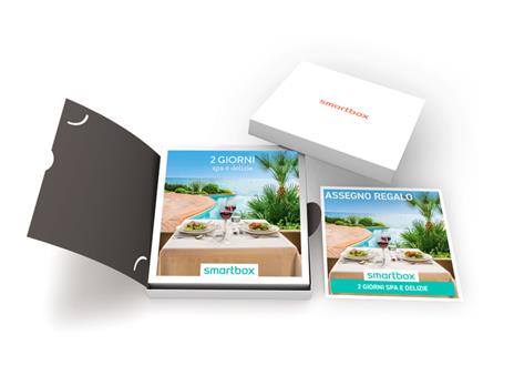 SMARTBOX - 2 giorni spa e delizie - Cofanetto regalo - 1 notte con colazione, cena e pausa wellness per 2 persone - 2