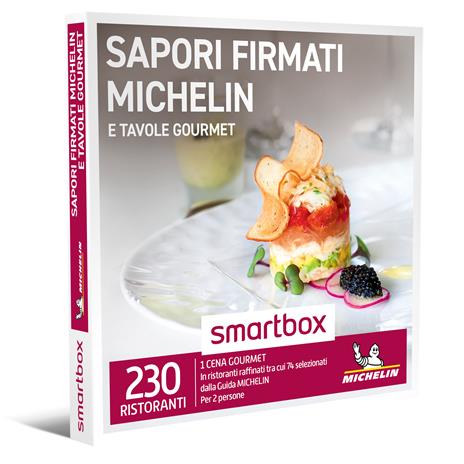 SMARTBOX - Sapori firmati MICHELIN e tavole gourmet - Cofanetto regalo - 1 cena gourmet per 2 persone