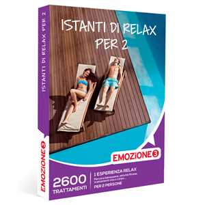 Idee regalo Istanti di relax per 2. Cofanetto Smartbox Emozione 3
