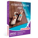 EMOZIONE3 - Istanti di relax per 2 - Cofanetto regalo - 1 esperienza relax a scelta tra percorsi benessere, fitness o tratta