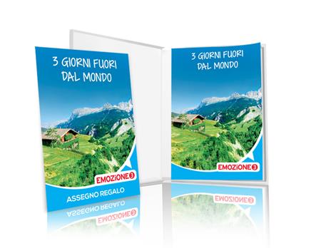 EMOZIONE3 - 3 giorni fuori dal mondo - Cofanetto regalo - 2 notti con prima colazione da vivere in 2 in Italia - 2
