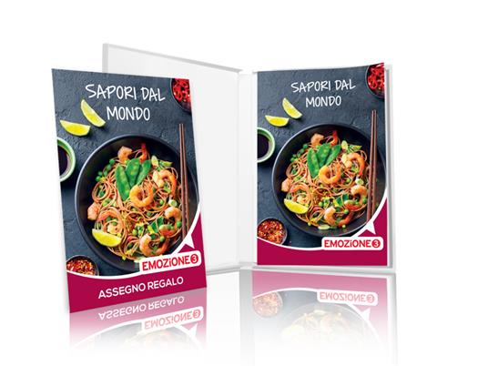 EMOZIONE3 - Sapori dal Mondo - Cofanetto regalo - 1 deliziosa cena tradizionale o esotica per 2 persone - 2
