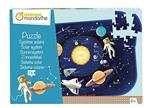 Avenue Mandarine PU017C Puzzle da 76 pezzi con poster guida incluso, sistema solare