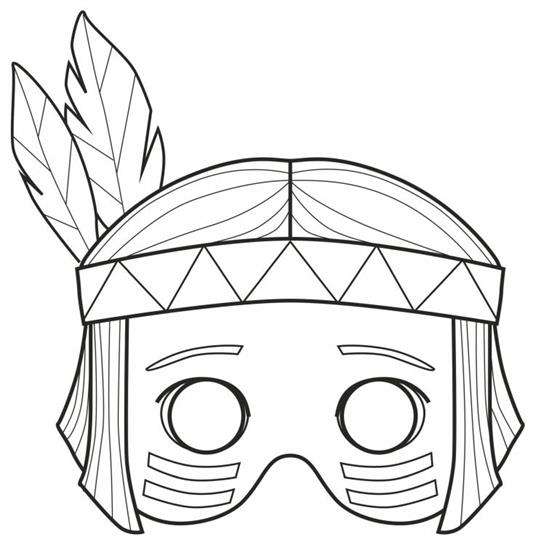 Graffy. Maschera da Ritagliare: Bambine - 3