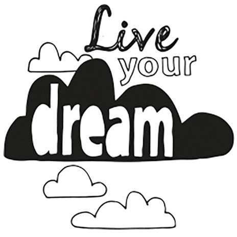 Timbro in legno Pop' Stamp. Live Yout Dreams - 4