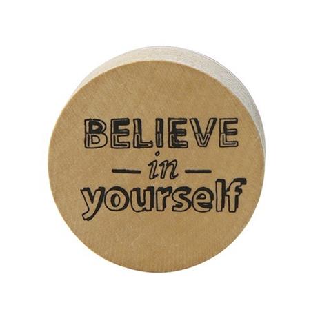 Timbro in legno Pop' Stamp. Believe in Yourself - 3