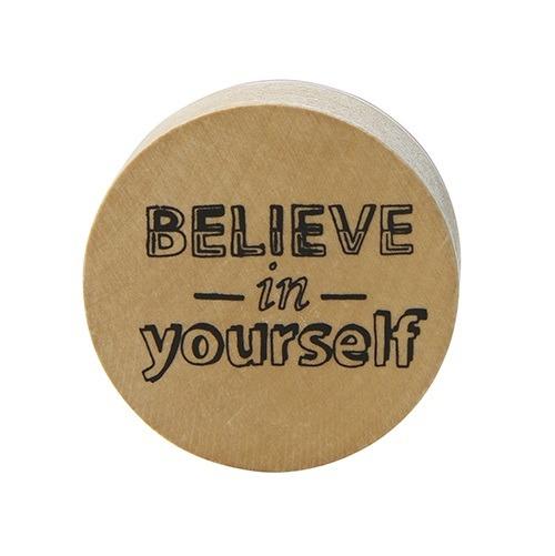 Timbro in legno Pop' Stamp. Believe in Yourself - 3