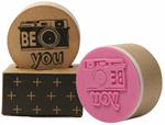 Timbro in legno Pop' Stamp. Be Yout