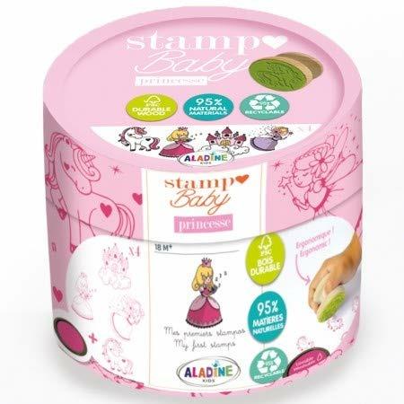 Stampo Baby Eco Stampini Principesse con Tampone Rosa 4 Timbri. AladinE (03135)