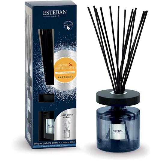 Esteban Paris Diffusore A Bastoncino Bouquet E Ricarica 200Ml Amber & Starry Vanilla Profumatori Ambienti