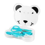 Set per la cura delle unghie in blu/bianco
