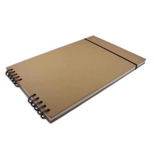 Sketchbook Kraft Spiral 80 Pagine - 30 x 20 cm - 2