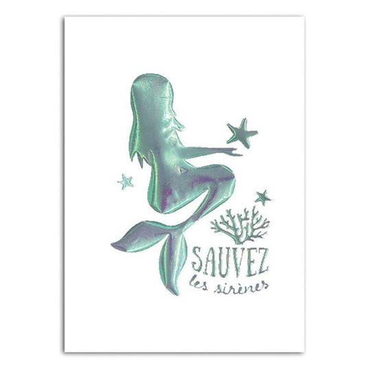 Motivo termoadesivo A5 - Sirena
