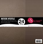 24 carte per Scrapbooking Marrone - 300 g/m2 - A: 30,5 cm