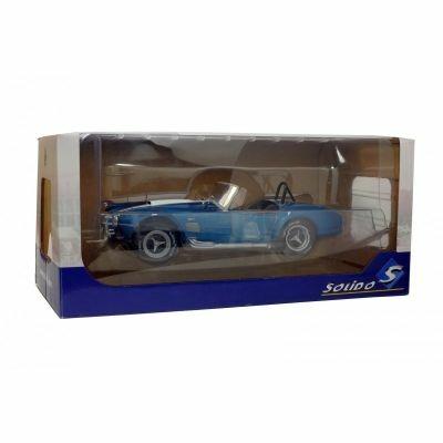 Ac Cobra 427 Mkii 1965 Metallic Blue W/White Stripes 1:18 Model Sl1850017 - 12