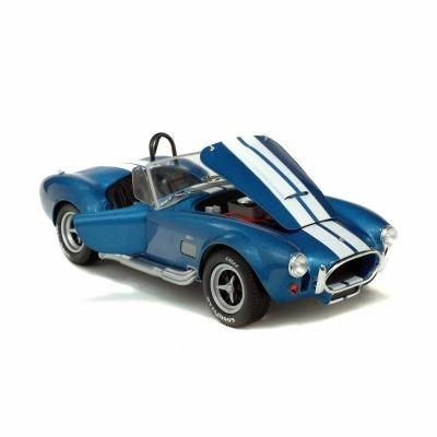 Ac Cobra 427 Mkii 1965 Metallic Blue W/White Stripes 1:18 Model Sl1850017 - 7