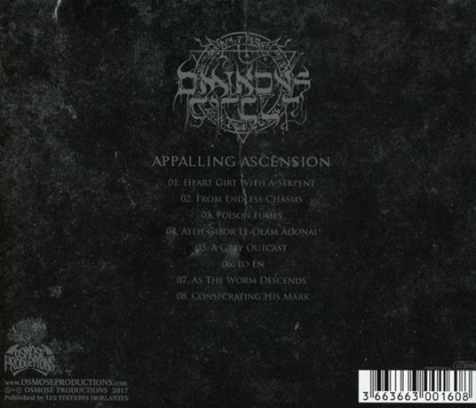 Appalling Ascension - CD Audio di Ominous Circle - 2