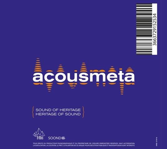 Acousmeta - CD Audio di Alexandre Lévy - 2