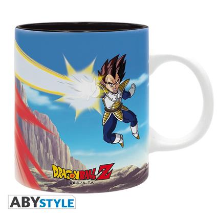 Dragon Ball. Mug. 320 Ml. Dbz/Goku Vs Vegeta. Subli. Box X2
