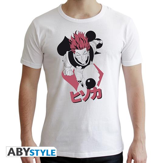 T-Shirt Unisex Tg. M Hunter X Hunter: Hisoka White New Fit
