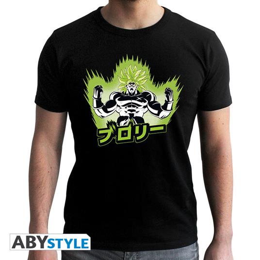 T-Shirt Unisex Tg. S Dragon Ball Z: Broly Black New Fit