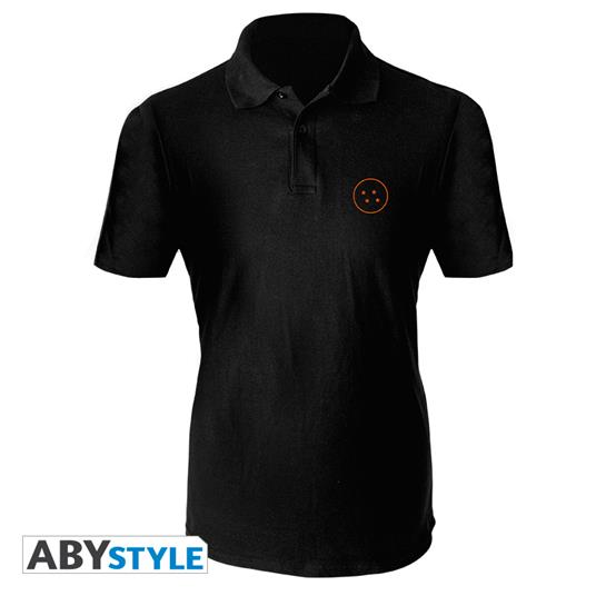 Polo Shirt Unisex Tg. Dragon Ball: Black