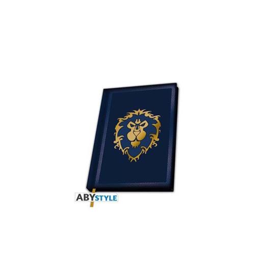 AbyStyle Notebook Alliance A5 Agenda World of Warcraft Lion