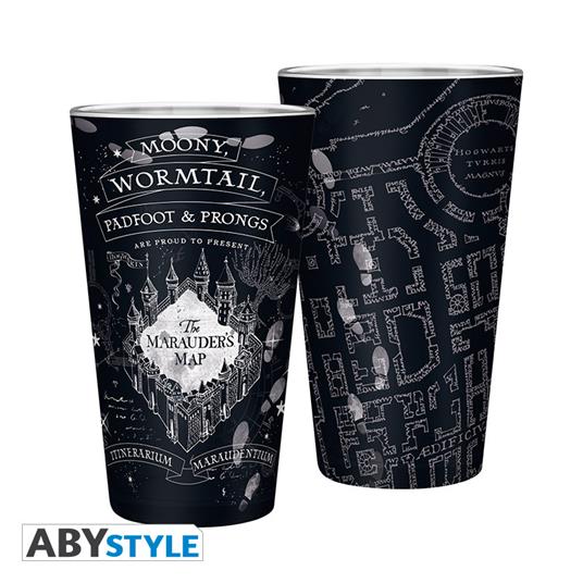 ABYstyle Harry Potter Bicchiere XXL 400 ml Mappa del Malandrino