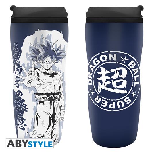 Dragon Ball Super: Goku Ultra Instinct Travel Mug. Tazza Da Viaggio