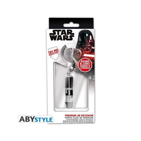 Portachiavi 3D Spada laser di Darth Vader Star Wars con luci e suoni Abystyle - 2