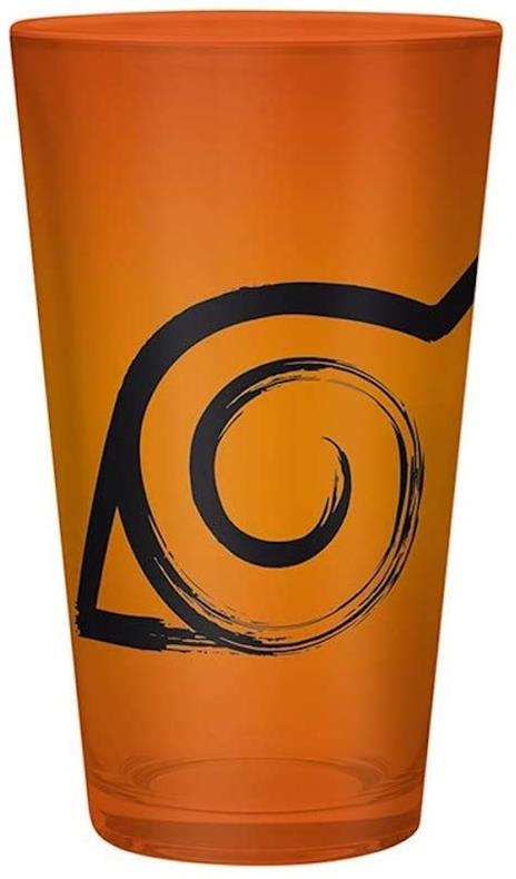 Large Glass 400ml / Bicchiere. Naruto Shippuden: ABYstyle - Konoha & Seal - 2