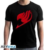 T-Shirt Unisex Tg. M. Fairy Tail: Emblem Black New Fit
