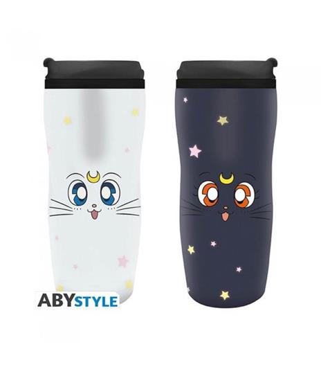 Sailor Moon Tazza da Viaggio con "Luna & Artemis" - Travel mug - Abystyle - 2