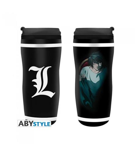 Death Note Travel mug "L" - Borraccia da viaggio di "L" - 355 ml - Abystyle