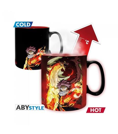 FAIRY TAIL - Mug Heat Change - 460 ml - Natsu & Lucy x2 - Abystyle - 2