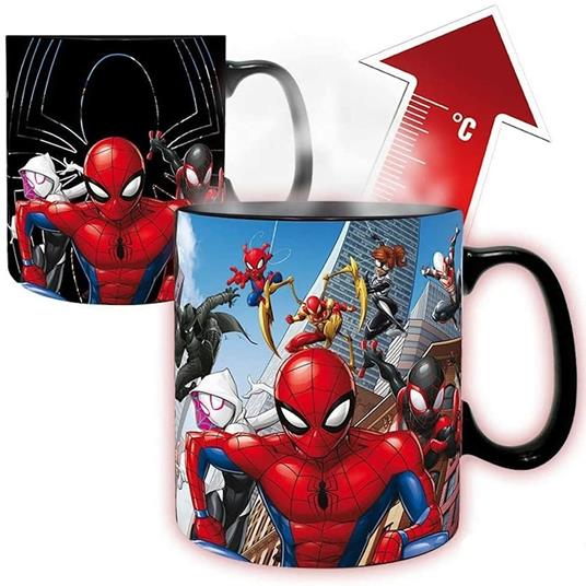 Marvel Tazza Heat Change 460 ml Spider-Man Multiverse