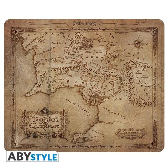 Lord Of The Rings (The): ABYstyle - Rohan & Gondar Map Flexible (Mousepad / Tappetino Mouse)