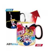 Sailor Moon Mug Heat Change Group - Tazza Gruppo Sailor - 460 ml - Abystyle