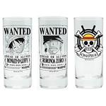 3 Glass Set / Set Bicchieri. One Piece: ABYstyle
