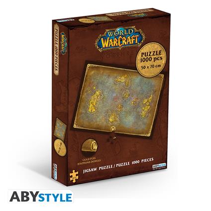 World Of Warcraft - Jigsaw Puzzle 1000 Pieces- Azeroth''s Map