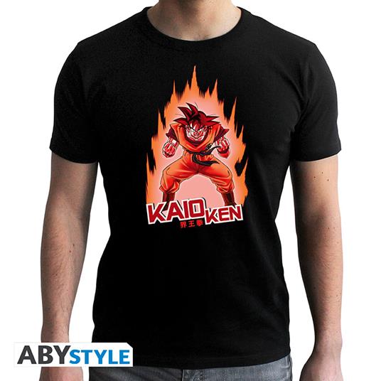 Dragon Ball: Dbz/ Kaio Ken Black New Fit (T-Shirt Unisex Tg. S)